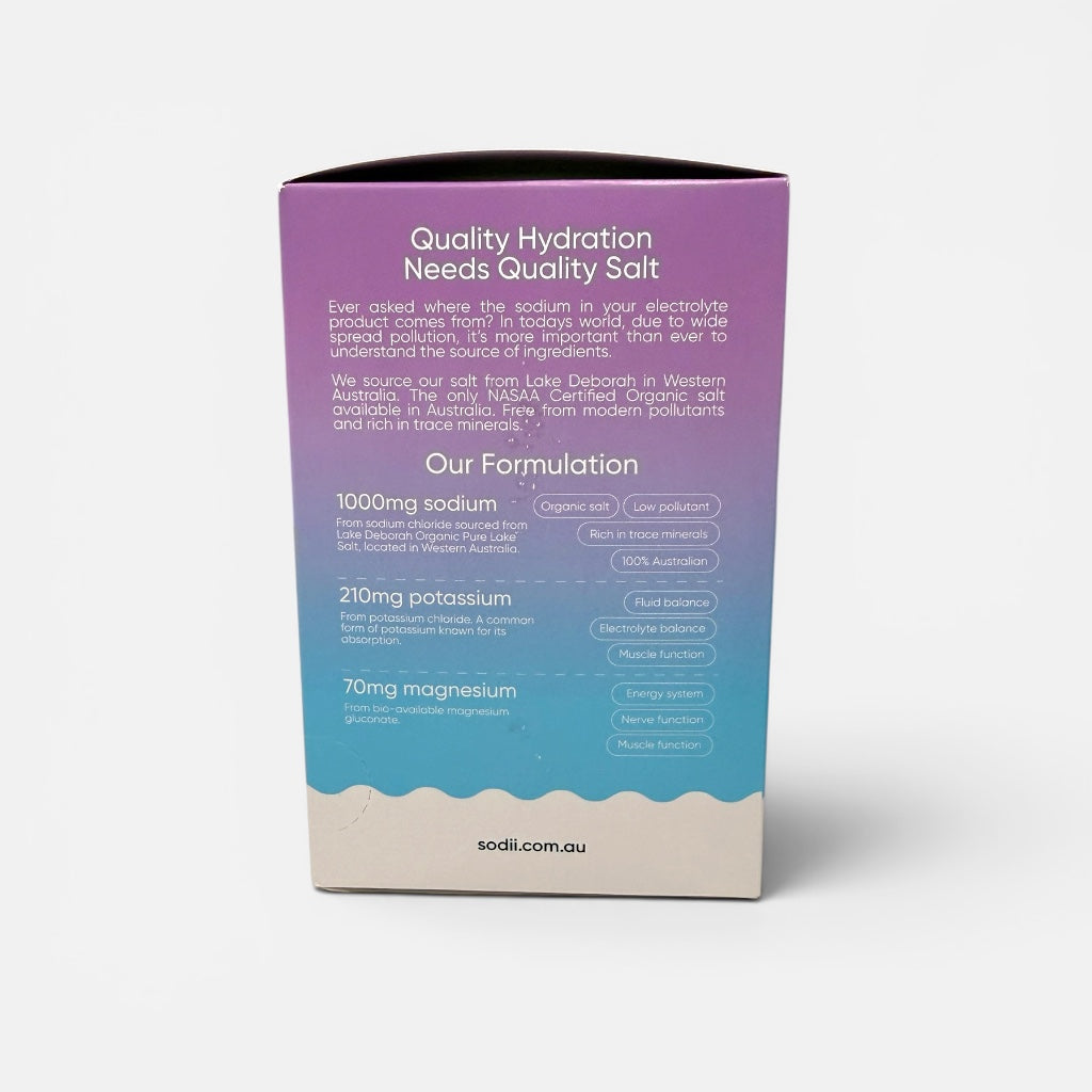 SODII - Everyday Hydration Salts 30g Sachets, Passionfruit